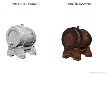 D&D Unpainted Minis - Barrel Kegs